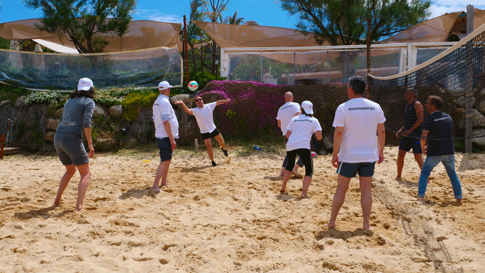 attività beach volley - convention Duferco Energia