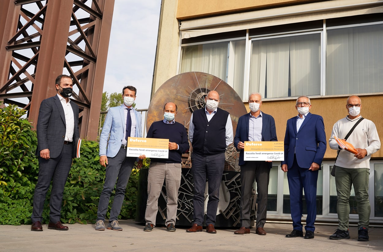Gruppo Duferco dona 200mila euro ai comuni di San Zeno e Poncarale