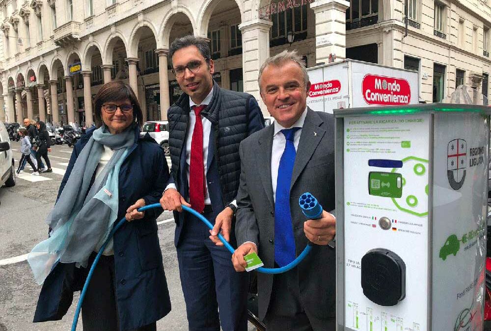 “Progetto Mobilità Sostenibile Genova e Savona”: Installate 22 nuove stazioni di ricarica per auto e moto elettriche