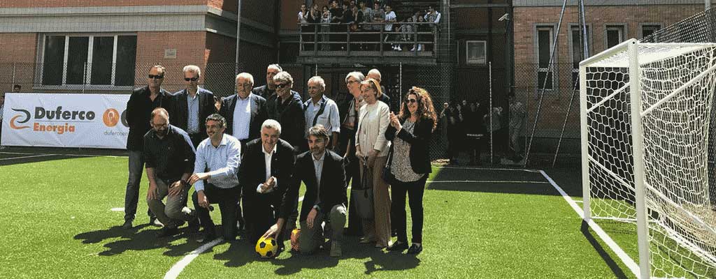 Liceo Piaggia: Inaugurato il campo sportivo Duferco Energia