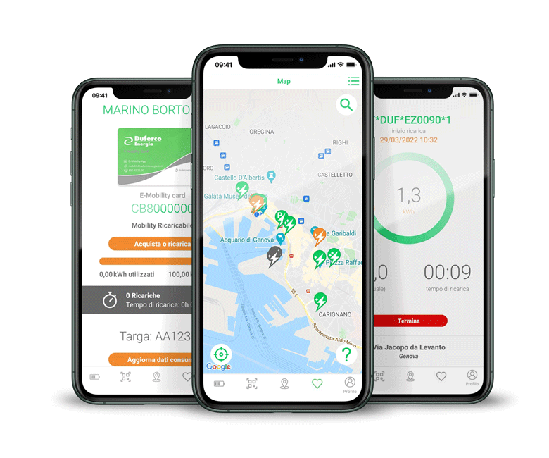 servizi di ricarica - Duferco Energia