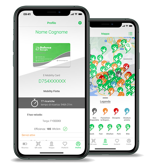 servizi di ricarica - Duferco Energia